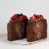 ШОКОЛАДНЫЙ КУЛИЧ VEGAN с фундучно-шоколадной помадкой — изображение 2